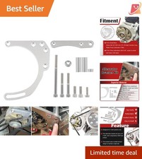 Lwp Low Mount Alternator Bracket Steel Aluminum For Chevy Sbc V8 High Torque