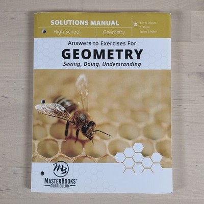 Geometry Seeing Doing Understanding Solutions Manual Harold R Jacobs Masterbooks