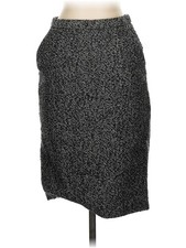 Garnet Hill Women Gray Casual Skirt 00