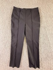 NWT Hilary Radley Women's Mid Rise Slim Built-in Tummy Control Pants, Black, L