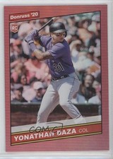 2020 Panini Donruss Retro 1986 Holo Red Yonathan Daza #241 10ou