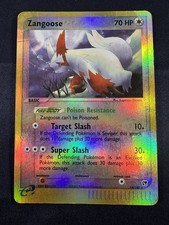 EX Sandstorm ZANGOOSE Reverse Holo 14/100 RARE Pokemon Card 2003 MP FREE SHIP on eBay