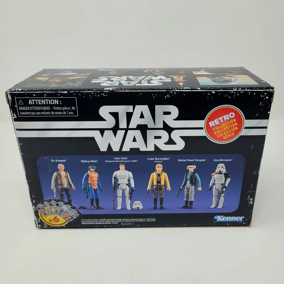 Star Wars Retro Collection A New Hope 6 Action Figure Set Sealed