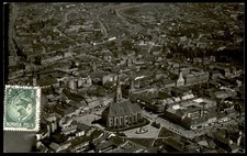 Romania Old Postcard Cluj Koloszvar Aerial View 1933
