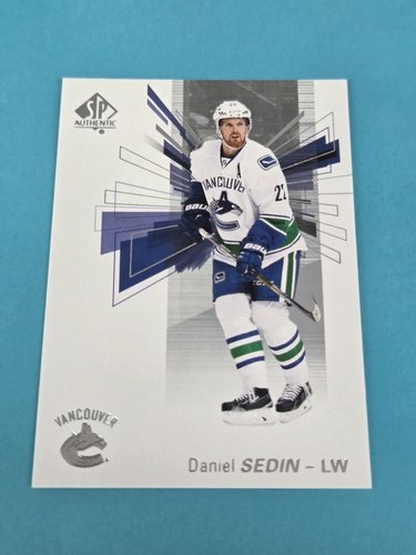 2016 SP Authentic Daniel Sedin #25 card