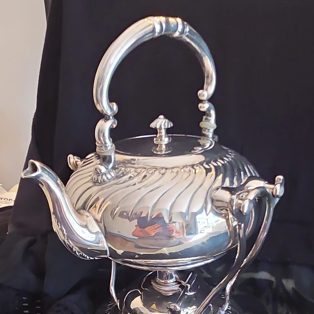 Reed & Barton 1850-1899 Antique US Silver-Plated Teapots, Coffee