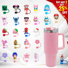 Silicone Flower Straw Cover Cap for Stanley Cup ? Reusable, Leakproof, Stylish