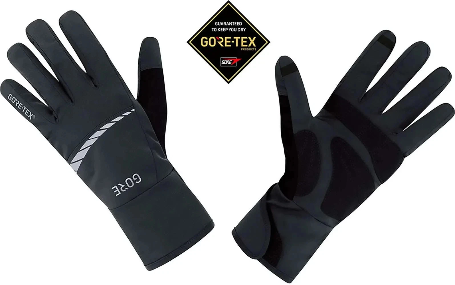 Gore Wear C5 Gore-Tex Gloves Waterproof and Windproof Size 7 Medium Black