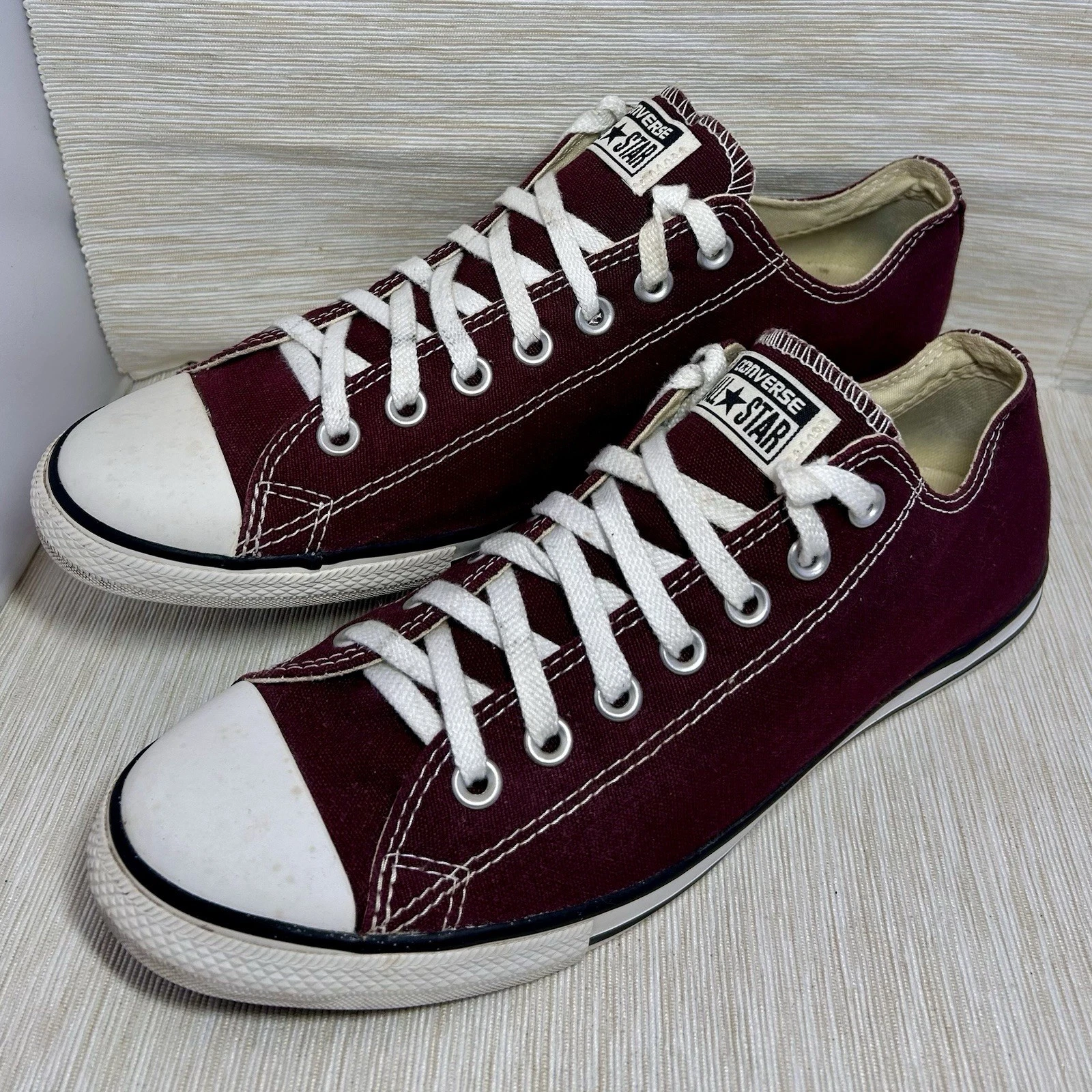 Converse Chuck Taylor All Star unisex tela marrone basse UK8 EU42 5 147044C