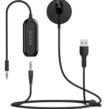 BK01 Bluetooth Car Kit, Wireless Aux Receiver for Handsfree Calls and Music S...