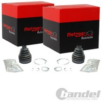2X Metzger Achsmanschetten Satz Passend FüR Dacia Logan Sandero Renault Fluence
