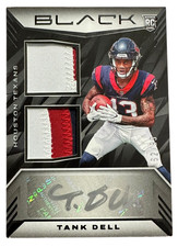 Tank Dell Rookie Patch Auto /99 #RSM-11 2023 Panini Black Royal (RC AU MEM) RPA