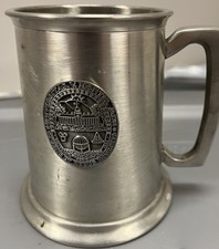 Old English Beer Mug Handmade Universitas V Montis Sheffield United Kingdom 1977
