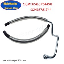 2PCS Inlet Hose Outlet Power Steering Hoses for Mini Cooper 2002-08 32416781744