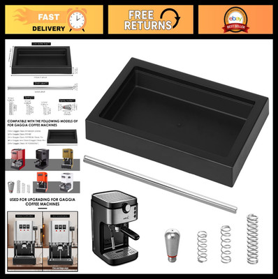 Low Profile Drip Tray & Steam Tip Kit for Gaggia Classic Espresso Machine - 6/9/