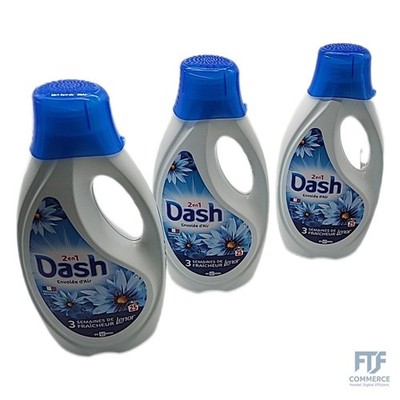 Dash 2-in-1 Flüssigwaschmittel, (3x 25 Waschgänge), 3 Stück statt 4