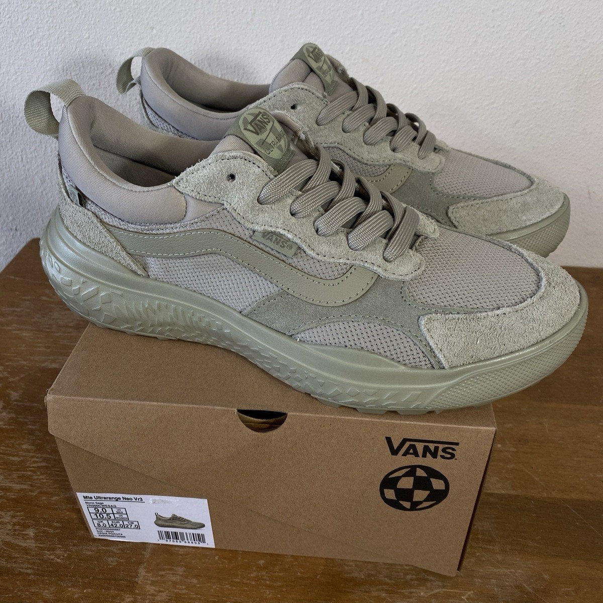 VANS UltraRange Neo VR3 Men\'s Size 9 Wms 10.5 Shoes Sneakers Tan Cream Beige New Vans UltraRange Neo VR3  main image 2