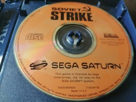 Sega Saturn Soviet Strike - (Electronic Arts 1996) - complete with instructions