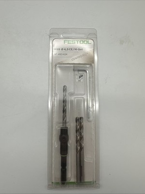 Festool Spiralbohrer HSS  4,5 mm CE/M-Set, Nr. 493424, Centrotec