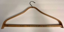 Vintage Paumie Parisian Dye House Butte Mont. Wood Hanger Phoenix Products