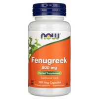 Now Foods Bockshornklee (Fenugreek) 500 Mg, 100 Kapseln