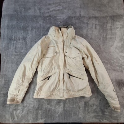 Columbia Titanium Jacket Womens Large Omni-Tech Hooded Ski Parka Waterproof