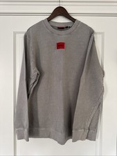 Hugo Men  s Sweater Gray Size XL