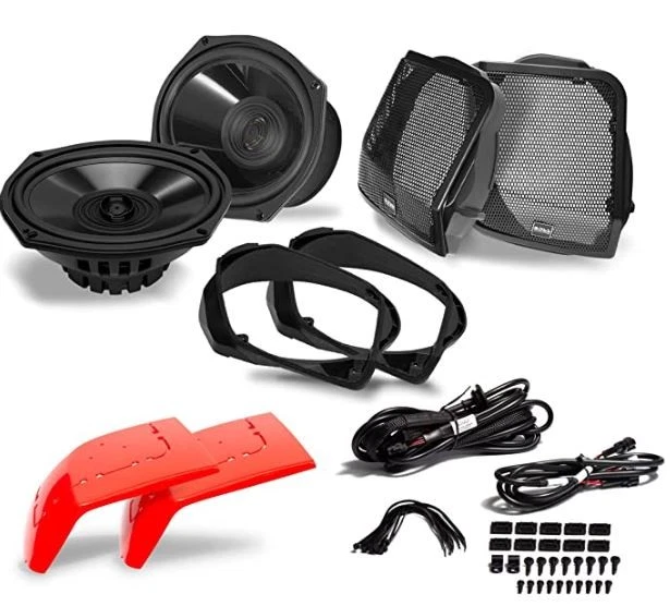 Boss Audio BHD98 Rear Saddlebag Speaker Lid Kit 6x9 Harley Touring FLH/T 98-13 - Image 3 of 4