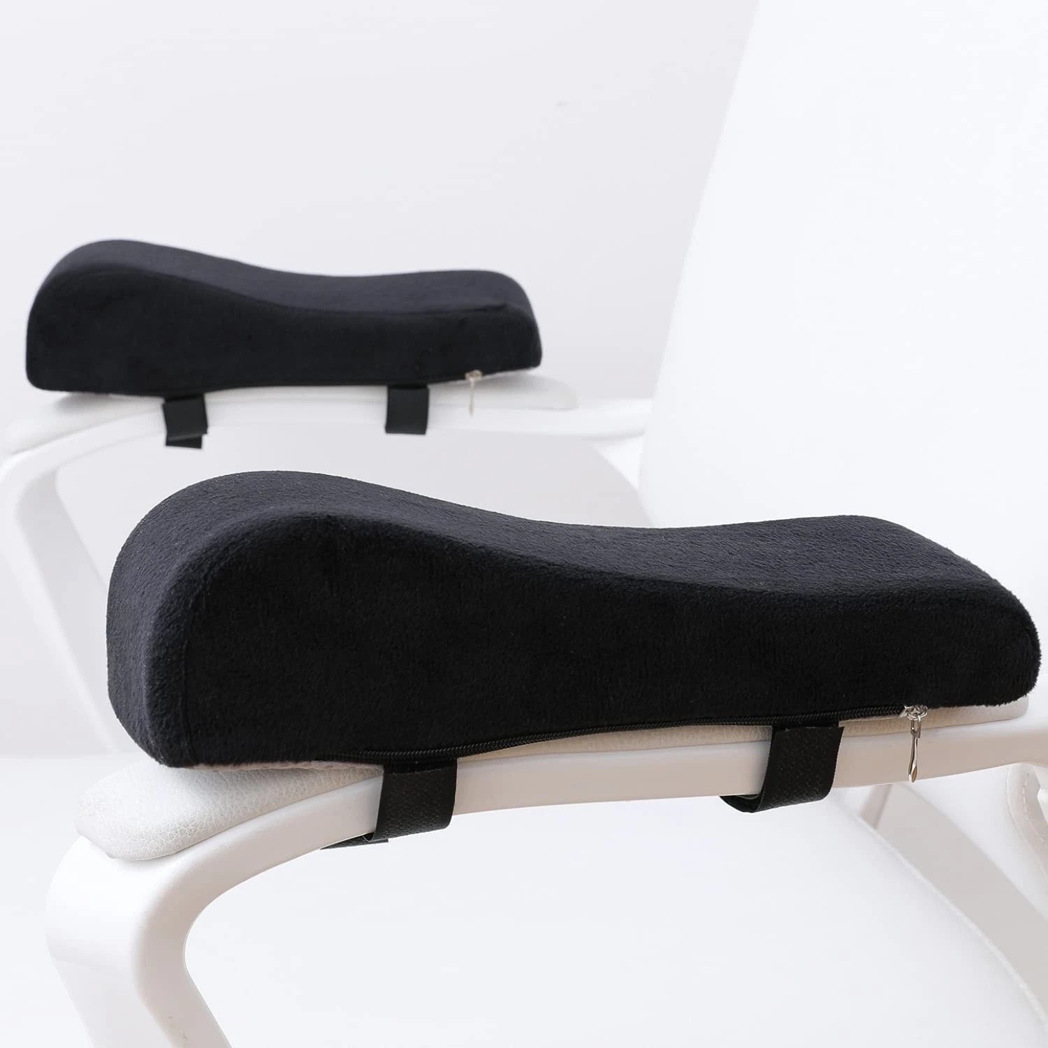 Armrest Pads Ergonomic Office Gaming -black- Polyurethane Cu