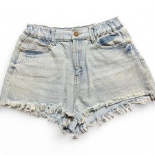 Sincerely Jules High Waisted Light Wash Denim Shorts Womens Size 7 Stretchy