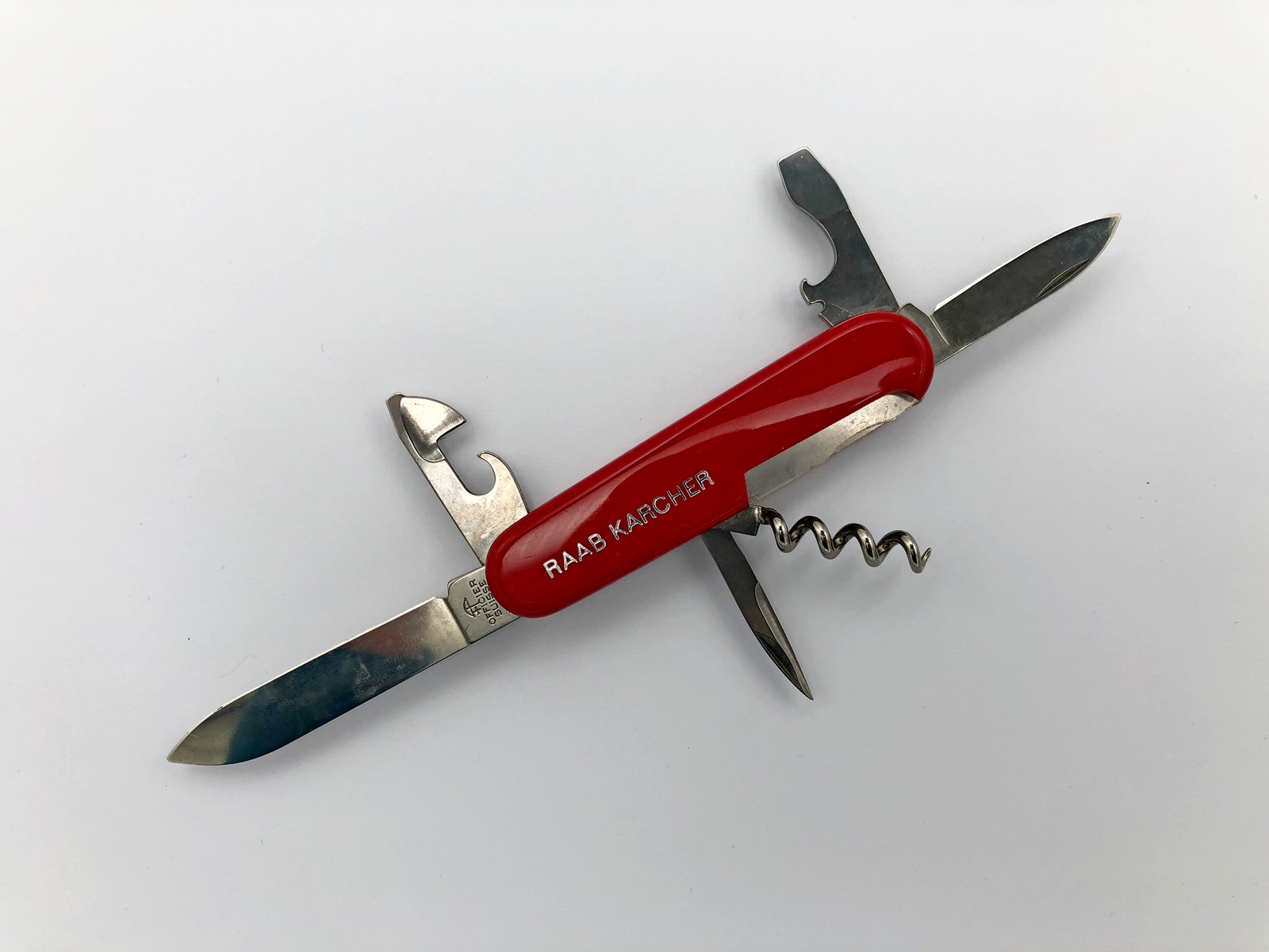 Folding Knife Victorinox Raab Karcher Vintage Multi Tool Pocket Opener Swiss