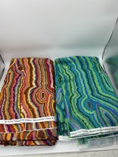 OOP Rare Kaffe Fassett Jupiter Brown Green PWGP131 3 1/3 yards