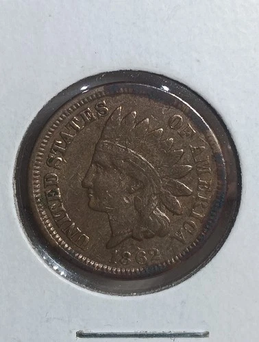 1862 Indian Head Cent Very Fine VF Coin Penny Item F20T20