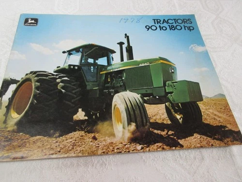 John Deere 4040 4240 4440 4640 4840 & Hi-Crop Tractors Color Brochure 48 Page