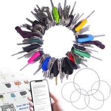 105PCS NonDuplicate Heavy Equipment Keys Master Set, Construction Ignition Ke...