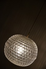 ERCO Design Acryl 'Diamond' Pendelleuchte Vintage Lampe A. Gangkofner 1970er TOP