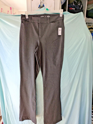 Old Navy Womens drk Gray,Hirise,pixie flare,smooth pockets,10T NEW