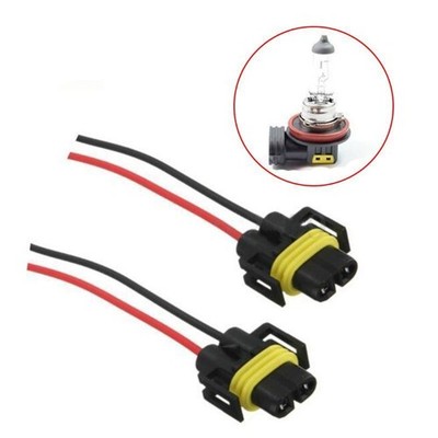 2 Stück H11 H8 Licht Umbau Kabelbaum Adapter Stecker für Auto Scheinwerfer
