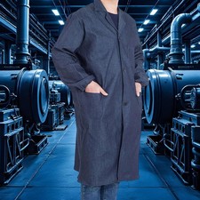 Mens Laboratory Coat Versatile with Pocket for Stage Maintenance Woodworking