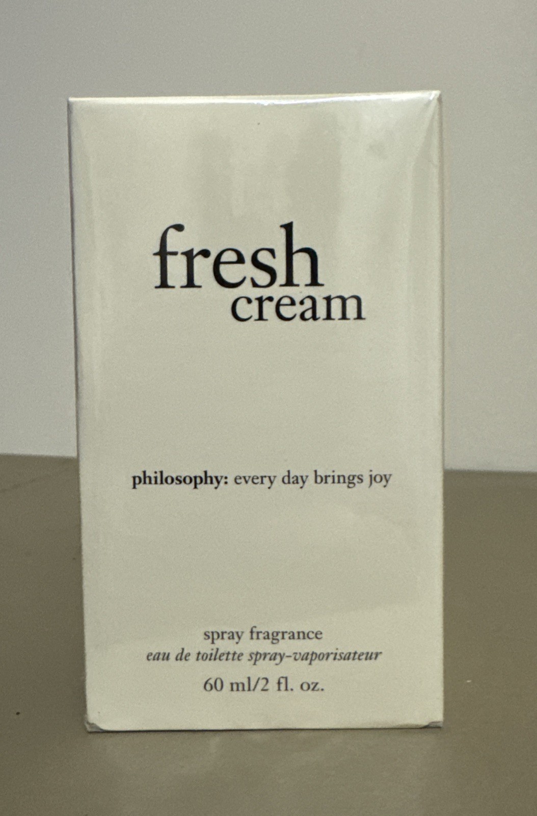 Philosophy Fresh Cream, Eau De Toilette, 2oz/60ml NEW!  Seal