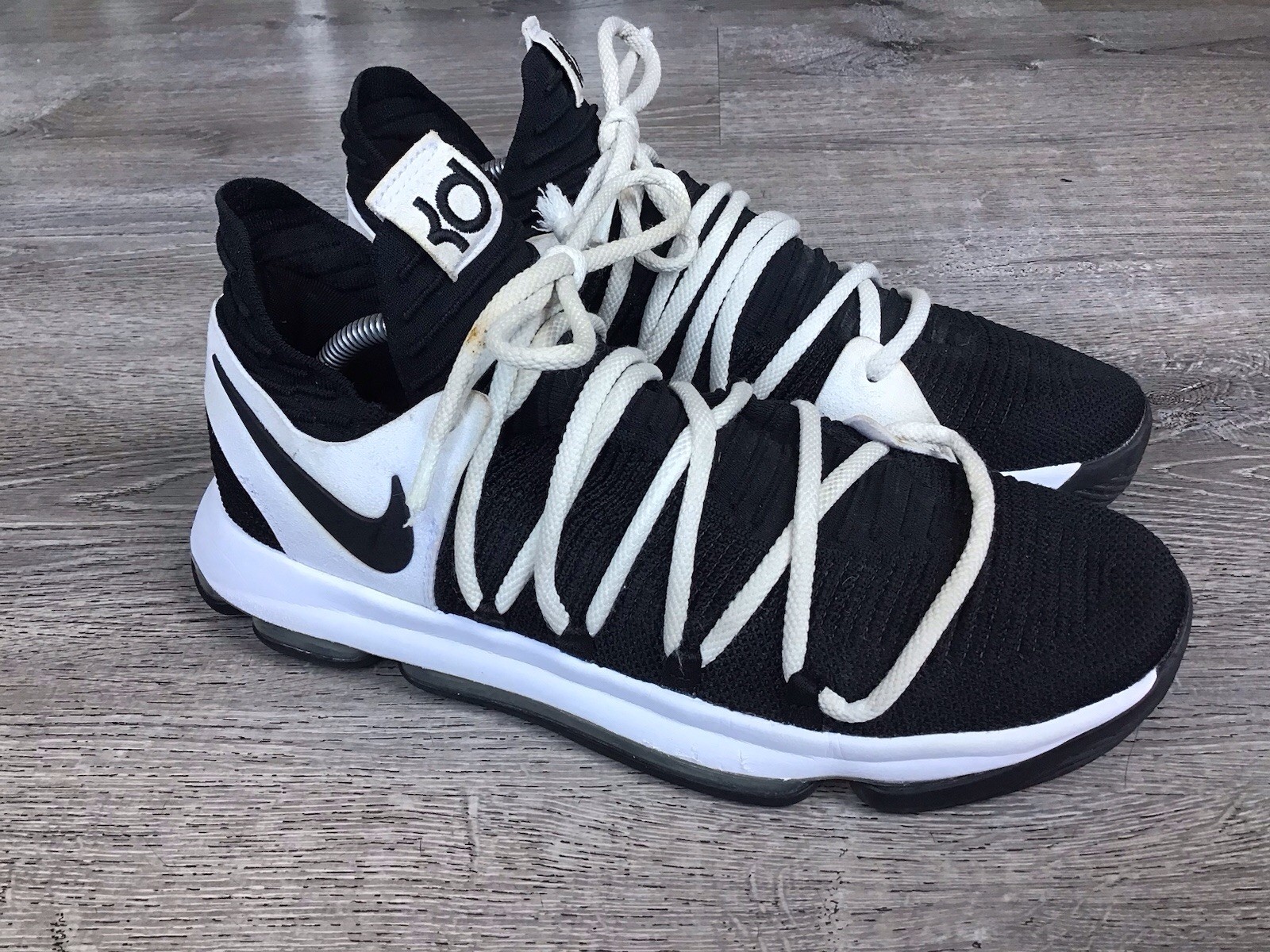 SAOLA Nike KD X (10) Uomo Taglia 11 Nero Bianco Nike ID Personalizzate 1 di 1 AH2928 992