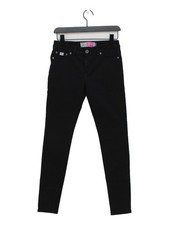 Superdry Women's Jeans W 29 in Black Cotton with Polyester, Elastane Jegging