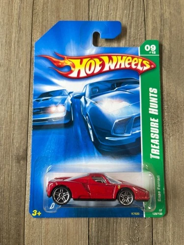 Hot Wheels Treasure Hunt Enzo Ferrari Red Seat W/Protector.