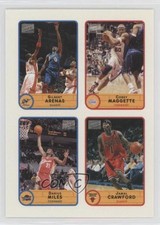 2003-04 Bazooka Stickers Gilbert Arenas Corey Maggette Darius Miles #36 0kx1