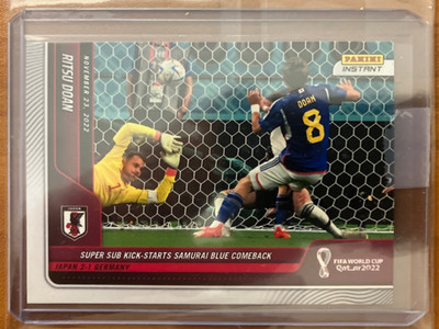 Ritsu Doan 2022 Panini Instant FIFA World Cup Qatar Base #45 Japan