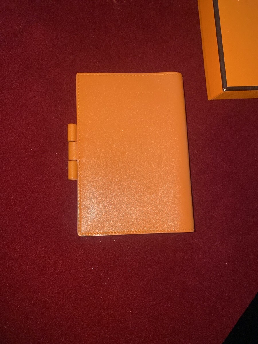 Authentic HERMES Vision simple Agenda Cover Day Planner Leather