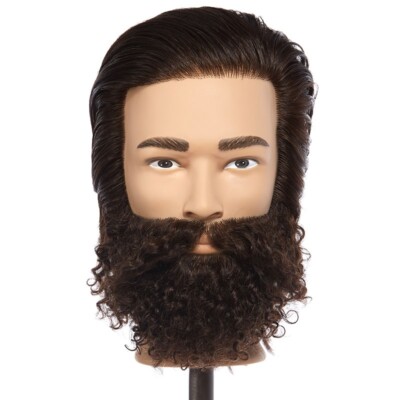 Drehpunkt Ian Trainingskopf Schaufensterpuppe 100% Echthaar. UVP 113,34 £