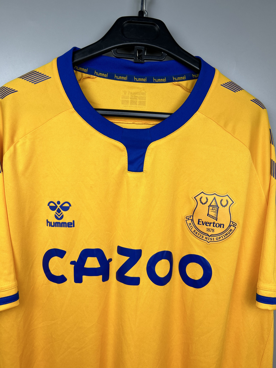 Everton 2020 2021 Home football Soccer Shirt Jersey Hummel Size XL