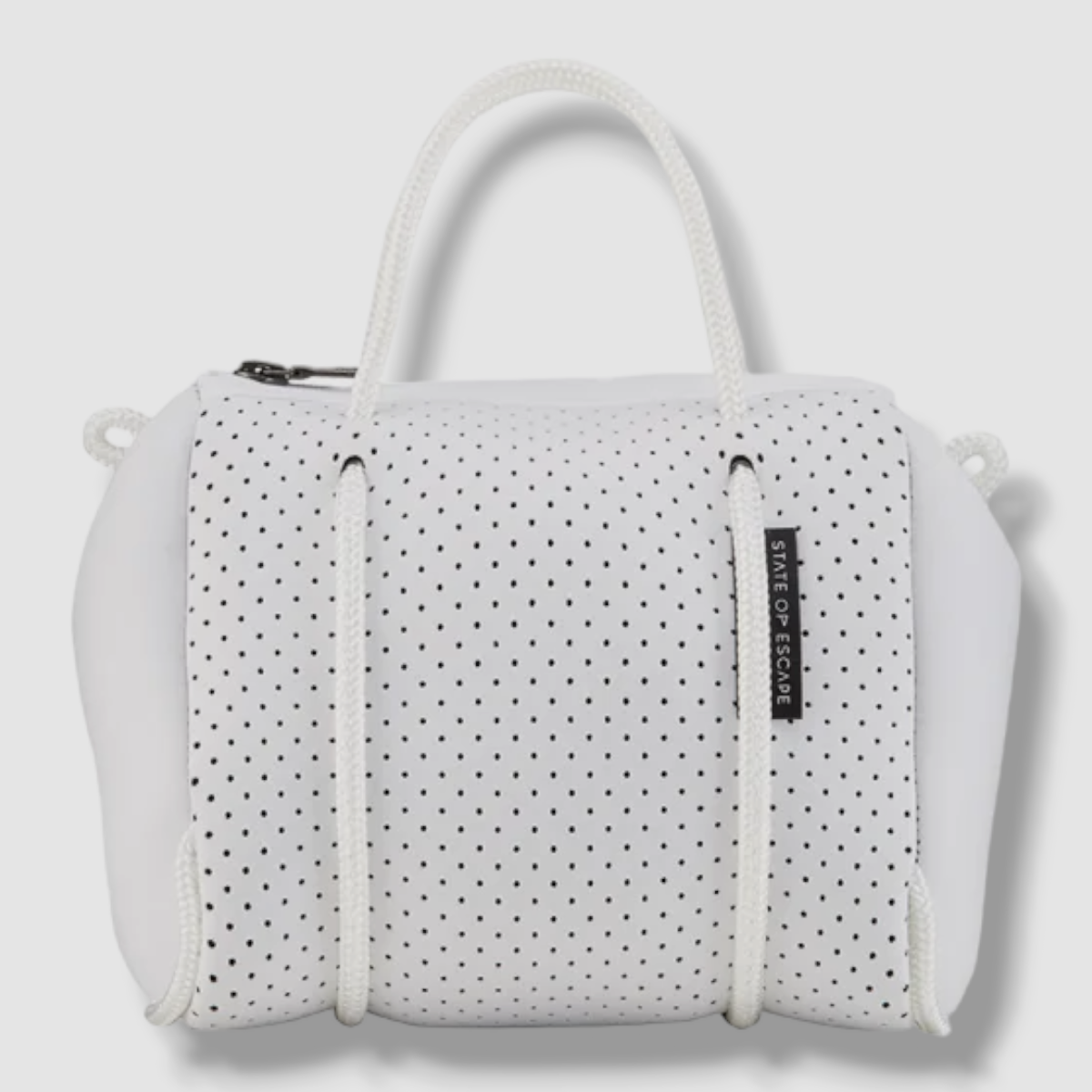 $317 State of Escape Women's White Prequel XS Perforated Crossbody