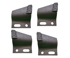 2RH + 2LH Cupped Trenching Teeth 136024 & 136025, fits 1.65", 1.75" Pitch